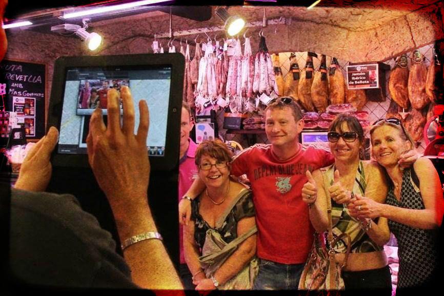 iPad rally boqueria barcelona