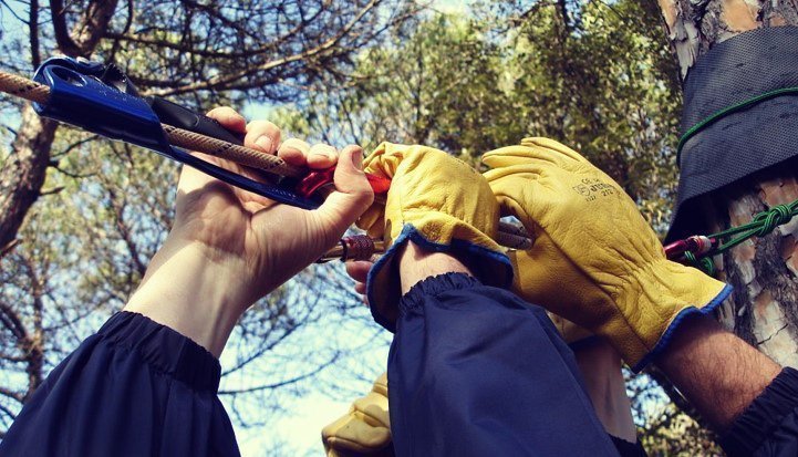 Rope work team building outdoor barcelona
