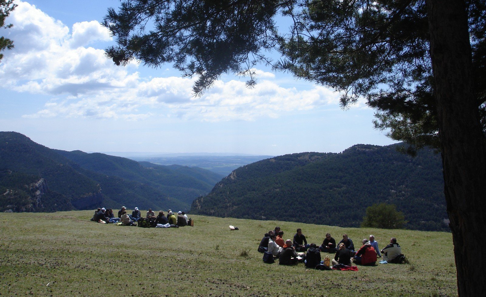 outdoor conference meeting experience into nature